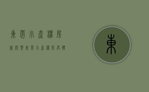 东莞小产权房新开盘（东莞小产权房具体是什么类型的房屋）(东莞小产权房·.新开盘)