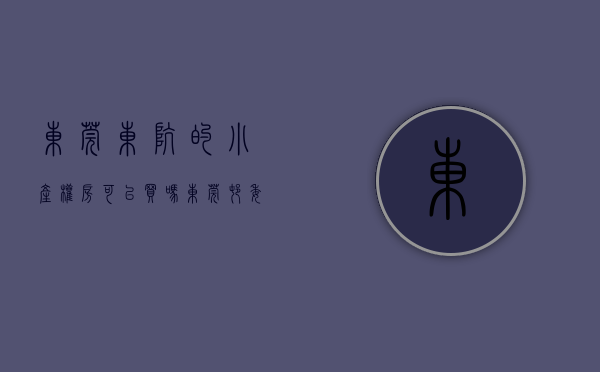东莞东坑的小产权房可以买吗（东莞村委统建楼发绿本 东坑小产权房 东坑天虹旁在售小产权房 万科四季广场O距离）