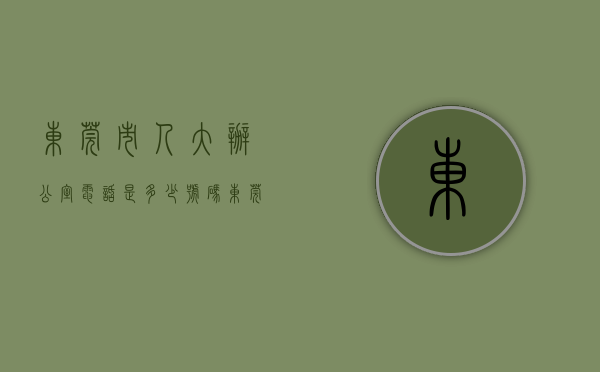 东莞市人大办公室电话是多少号码（东莞人大在行动㊺ 票决民生实事项目的东莞实践）